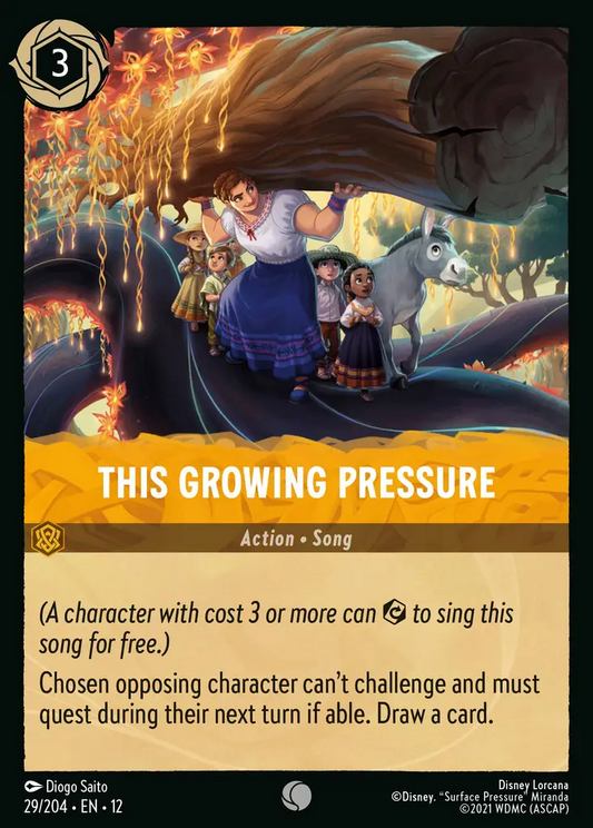 This Growing Pressure | Wilds Unknown #29 (Near Mint) | Disney Lorcana Single Australia (Near Mint)
