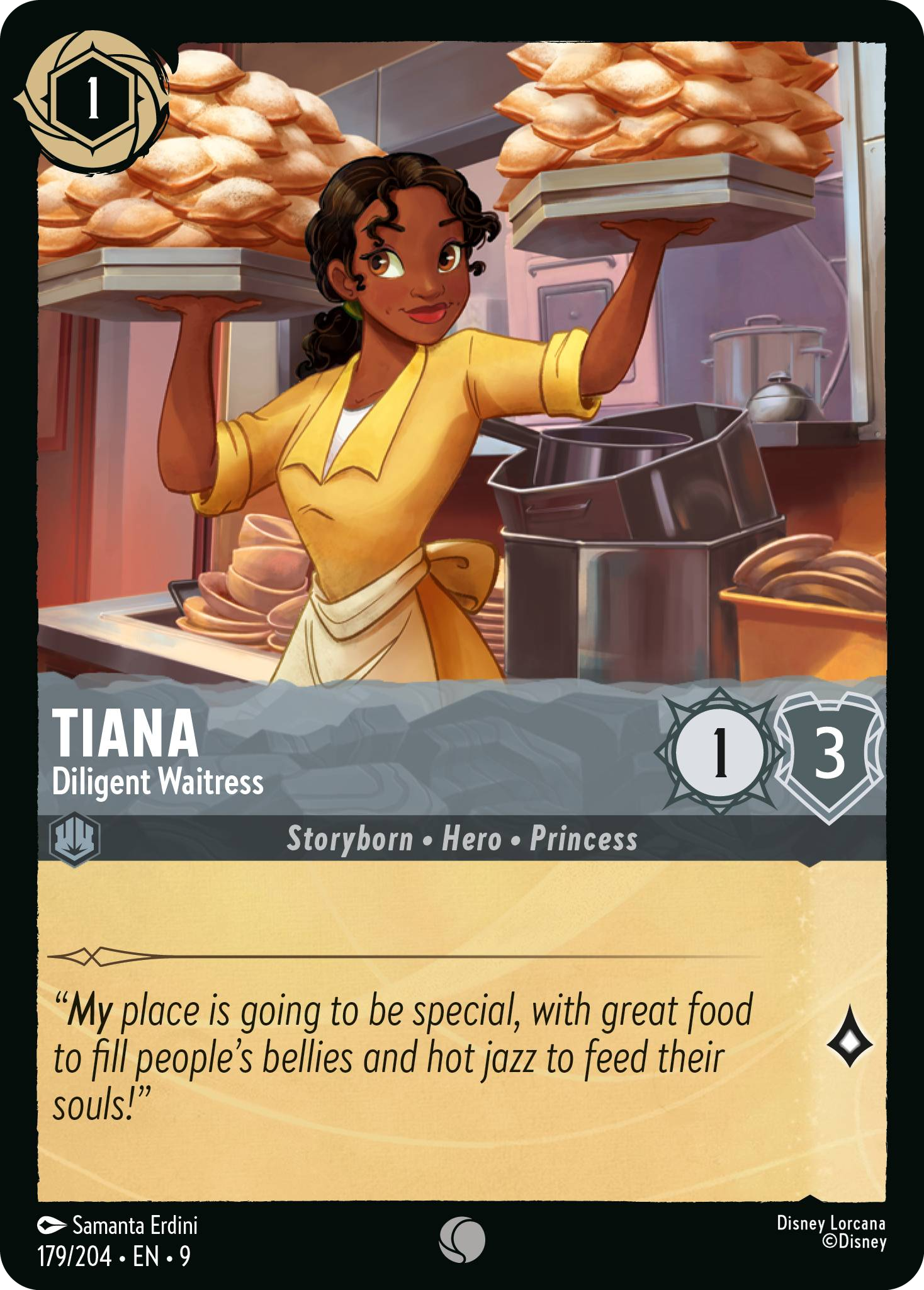 Tiana - Diligent Waitress | Fabled #179 (Near Mint) | Disney Lorcana Single Australia (Near Mint)