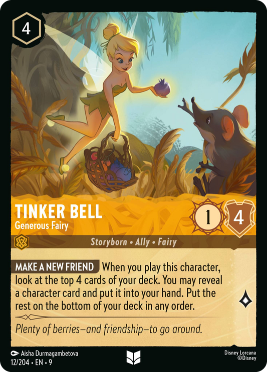 Tinker Bell - Generous Fairy | Fabled #12 (Near Mint) | Disney Lorcana Single Australia (Near Mint)
