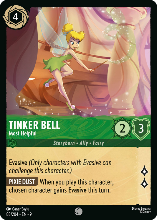 Tinker Bell - Most Helpful | Fabled #88 (Near Mint) | Disney Lorcana Single Australia (Near Mint)