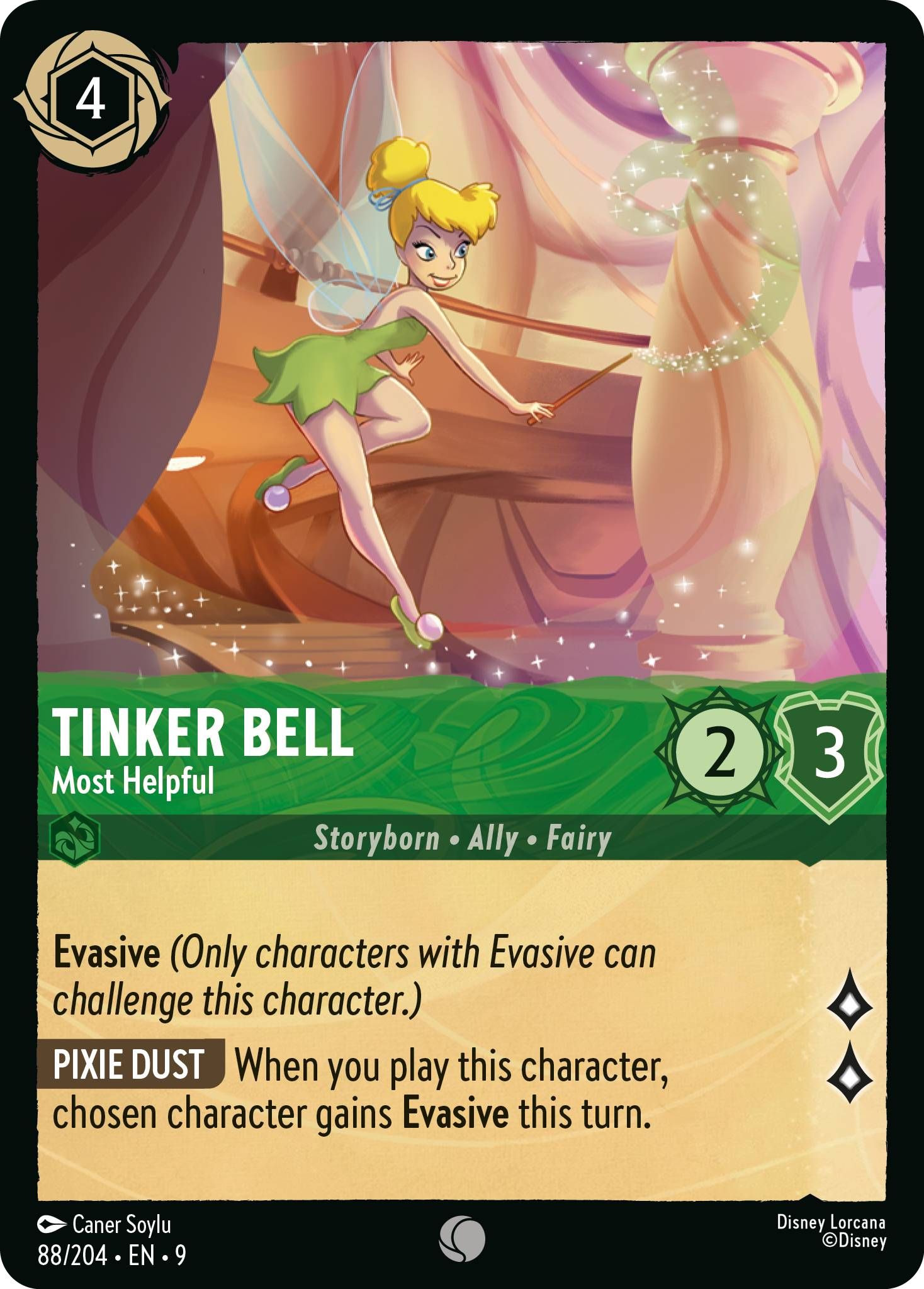 Tinker Bell - Most Helpful | Fabled #88 (Near Mint Foil) | Disney Lorcana Single Australia (Near Mint)