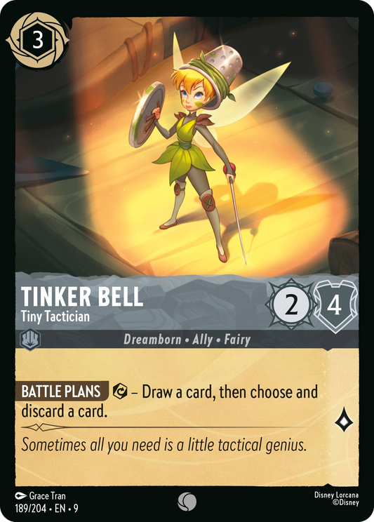 Tinker Bell - Tiny Tactician | Fabled #189 (Near Mint Foil) | Disney Lorcana Single Australia (Near Mint)