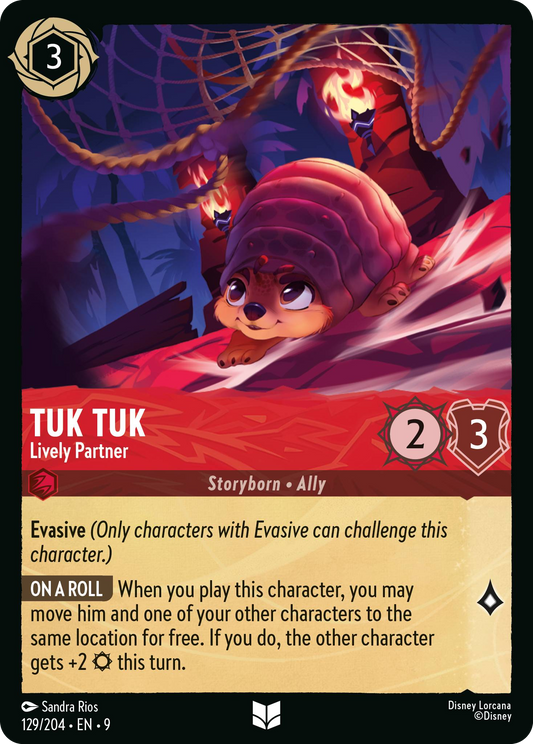 Tuk Tuk - Lively Partner | Fabled #129 (Near Mint Foil) | Disney Lorcana Single Australia (Near Mint)