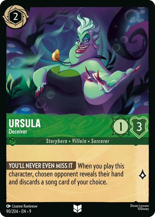 Ursula - Deceiver | Fabled #90 (Near Mint Foil) | Disney Lorcana Single Australia (Near Mint)