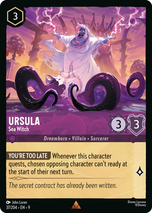 Ursula - Sea Witch | Fabled #37 (Near Mint Foil) | Disney Lorcana Single Australia (Near Mint)