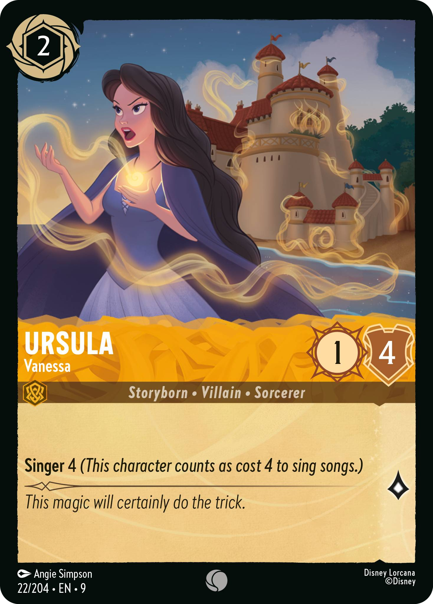 Ursula - Vanessa | Fabled #22 (Near Mint Foil) | Disney Lorcana Single Australia (Near Mint)