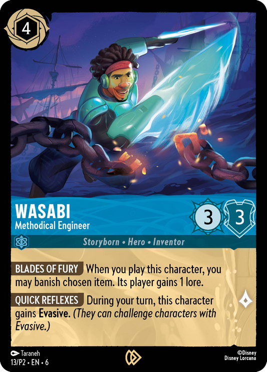 Wasabi - Methodical Engineer | Azurite Sea Organized Play promo Promo (13/P2·EN·6) | Disney Lorcana Single Australia (Near Mint)
