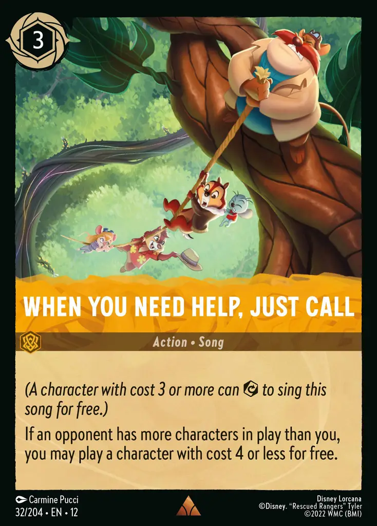 When You Need Help, Just Call | Wilds Unknown #32 (Near Mint) | Disney Lorcana Single Australia (Near Mint)