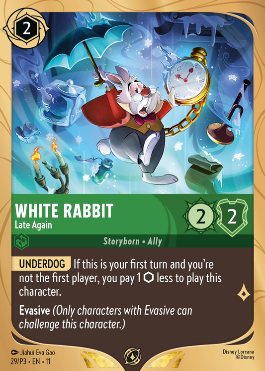 White Rabbit - Late Again | Winterspell Organised Play promo Promo (29/P3·EN·11) | Disney Lorcana Single Australia (Near Mint)