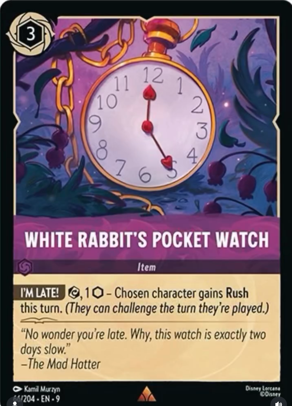 White Rabbit's Pocket Watch | Fabled #66 (Near Mint) | Disney Lorcana Single Australia (Near Mint)
