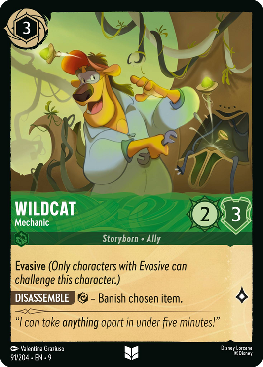 Wildcat - Mechanic | Fabled #91 (Near Mint) | Disney Lorcana Single Australia (Near Mint)