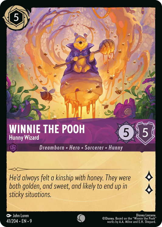 Winnie the Pooh - Hunny Wizard | Fabled #41 (Near Mint) | Disney Lorcana Single Australia (Near Mint)