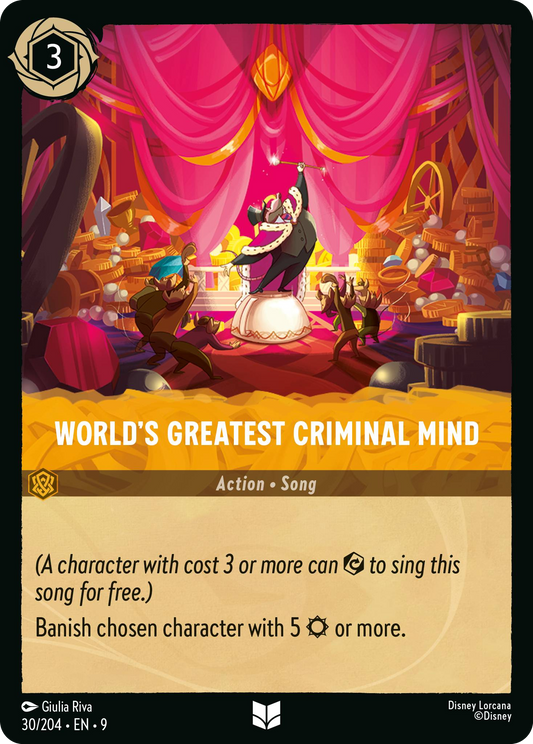 World's Greatest Criminal Mind | Fabled #30 (Near Mint) | Disney Lorcana Single Australia (Near Mint)