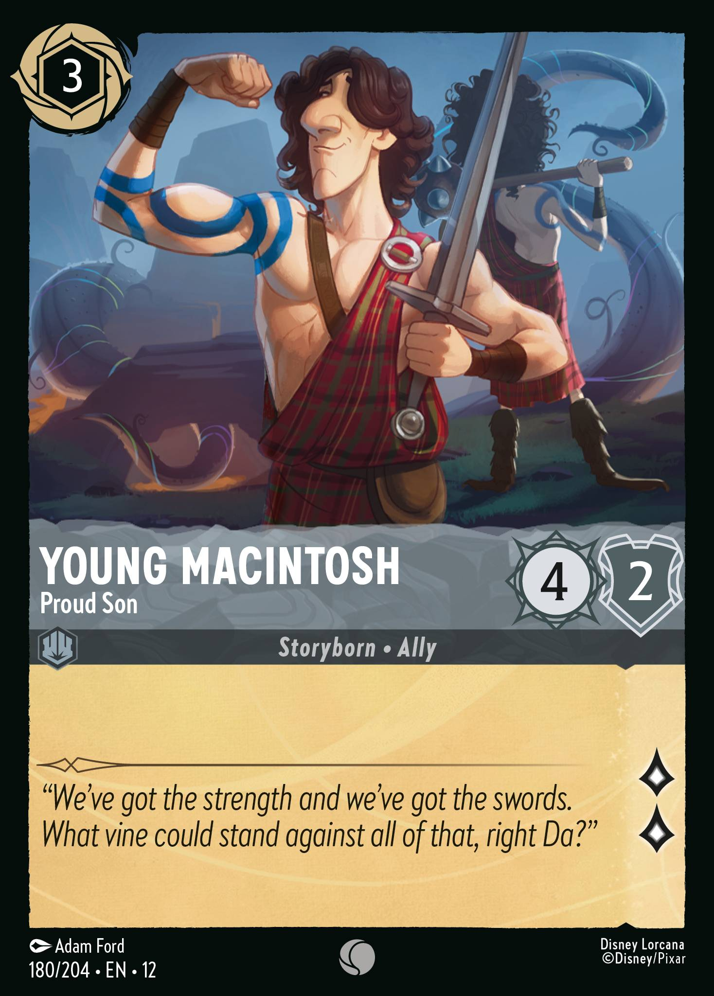 Young Macintosh - Proud Son | Wilds Unknown #180 (Near Mint Foil) | Disney Lorcana Single Australia (Near Mint)
