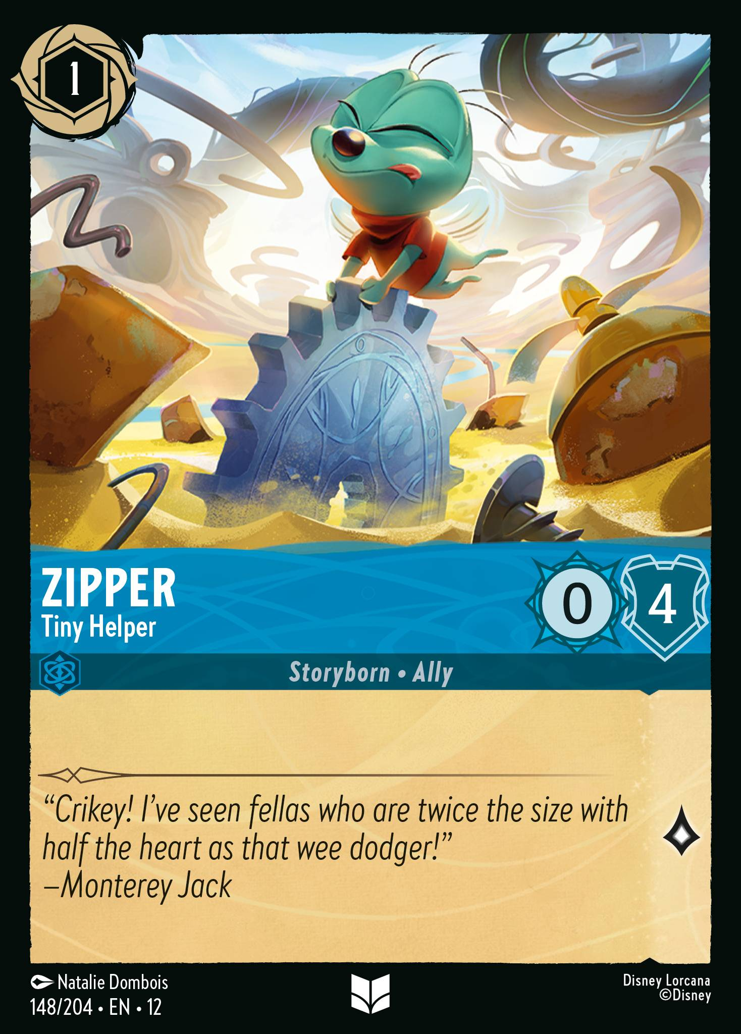 Zipper - Tiny Helper | Wilds Unknown #148 (Near Mint) | Disney Lorcana Single Australia (Near Mint)