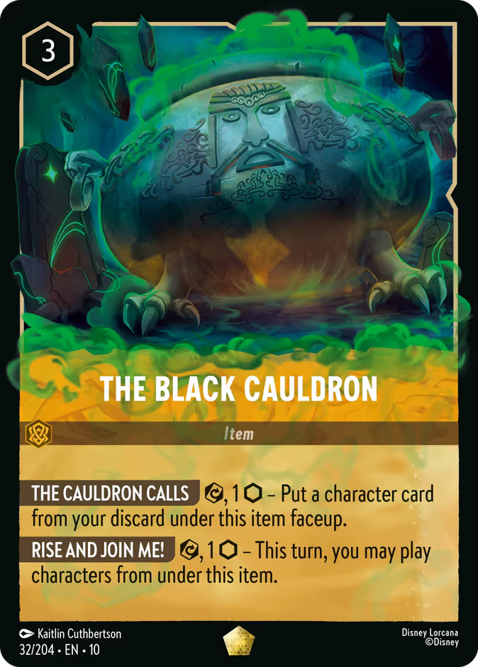 The Black Cauldron | Whispers in the Well #32 (Near Mint Foil) | Disney Lorcana Single Australia (Near Mint)