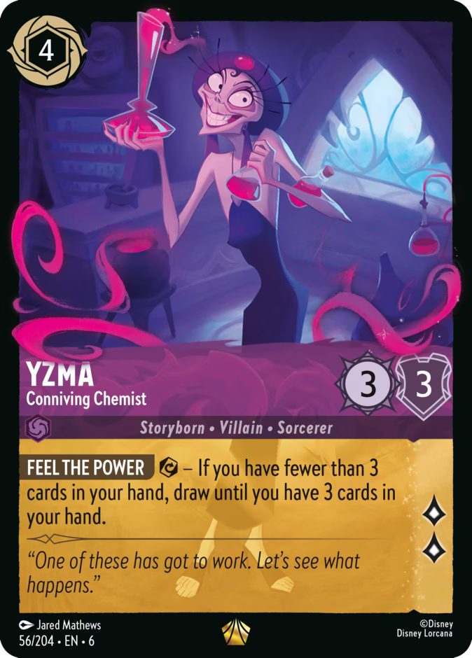 Yzma - Conniving Chemist | Azurite Sea #56 (Near Mint Foil) | Disney Lorcana Single Australia (Near Mint)