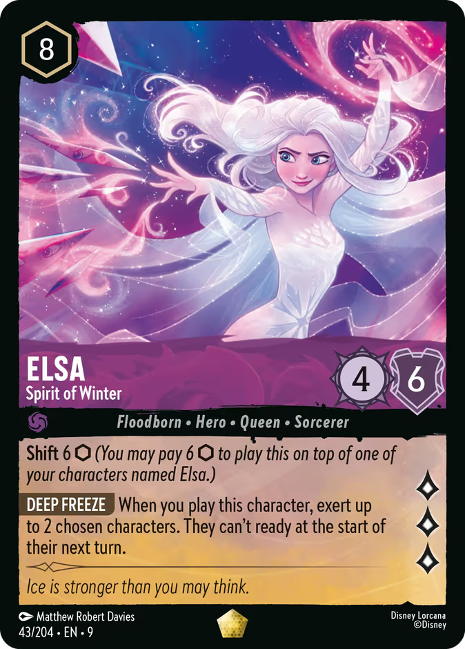 Elsa - Spirit of Winter | Fabled #43 (Near Mint Foil) | Disney Lorcana Single Australia (Near Mint)