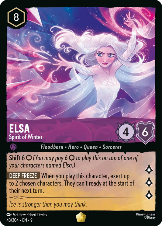 Elsa - Spirit of Winter | Fabled #43 (Near Mint) | Disney Lorcana Single Australia (Near Mint)