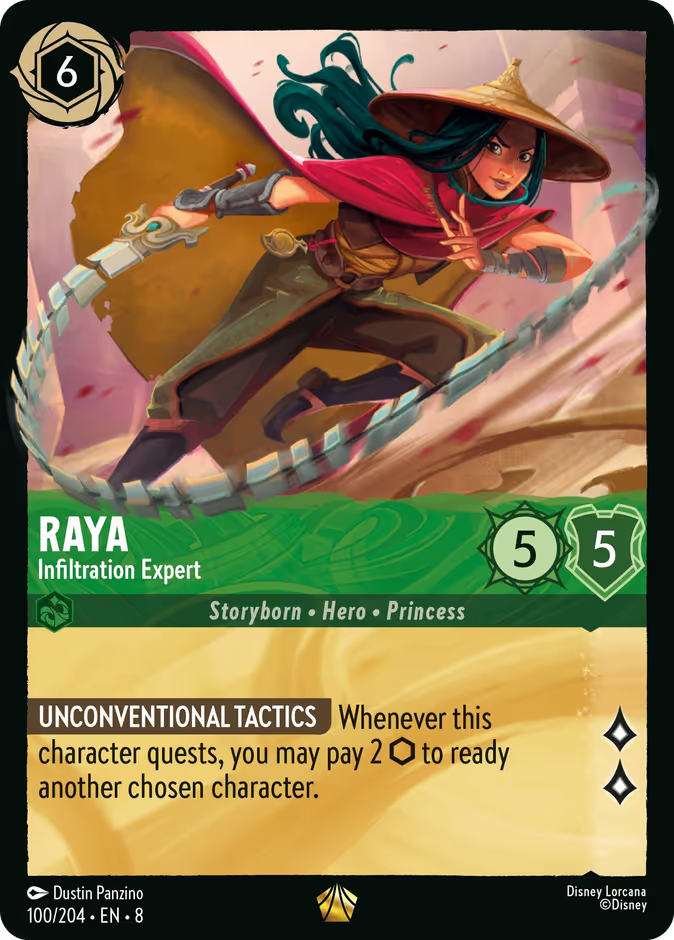 Raya - Infiltration Expert | Reign of Jafar #100 (Near Mint) | Disney Lorcana Single Australia (Near Mint)