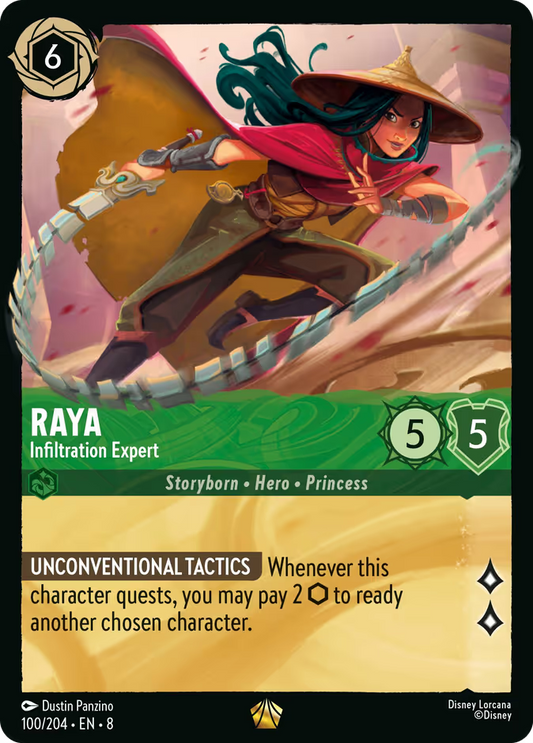 Raya - Infiltration Expert | Reign of Jafar #100 (Near Mint) | Disney Lorcana Single Australia (Near Mint)