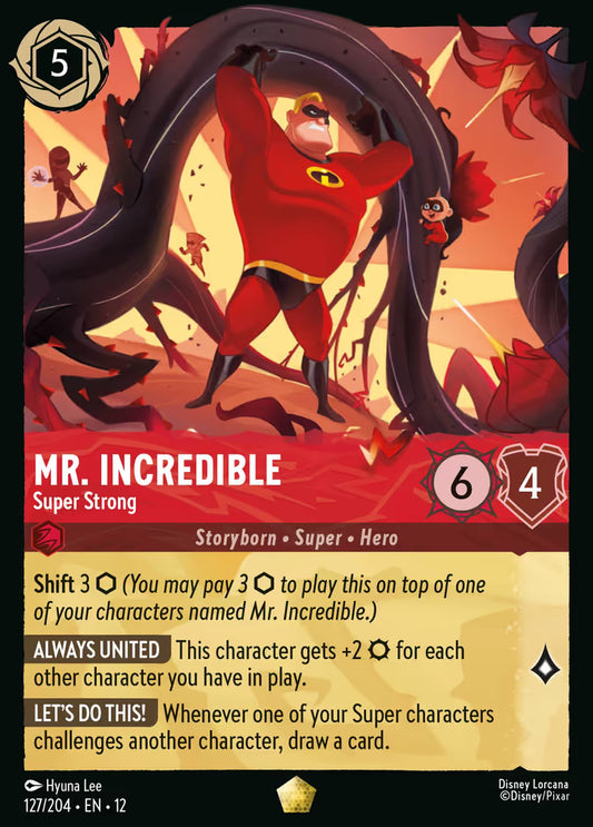Mr. Incredible - Super Strong | Wilds Unknown #127 (Near Mint) | Disney Lorcana Single Australia (Near Mint)