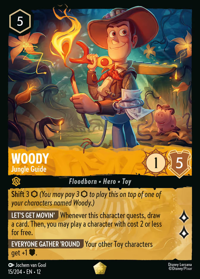 Woody - Jungle Guide | Wilds Unknown #15 (Near Mint) | Disney Lorcana Single Australia (Near Mint)