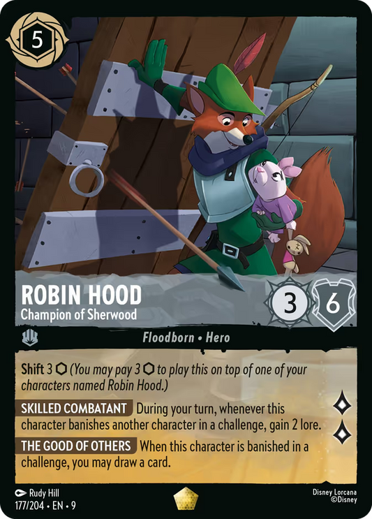 Robin Hood - Champion of Sherwood | Fabled #177 (Near Mint) | Disney Lorcana Single Australia (Near Mint)
