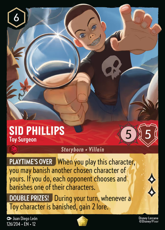 Sid Phillips - Toy Surgeon | Wilds Unknown #126 (Near Mint Foil) | Disney Lorcana Single Australia (Near Mint)
