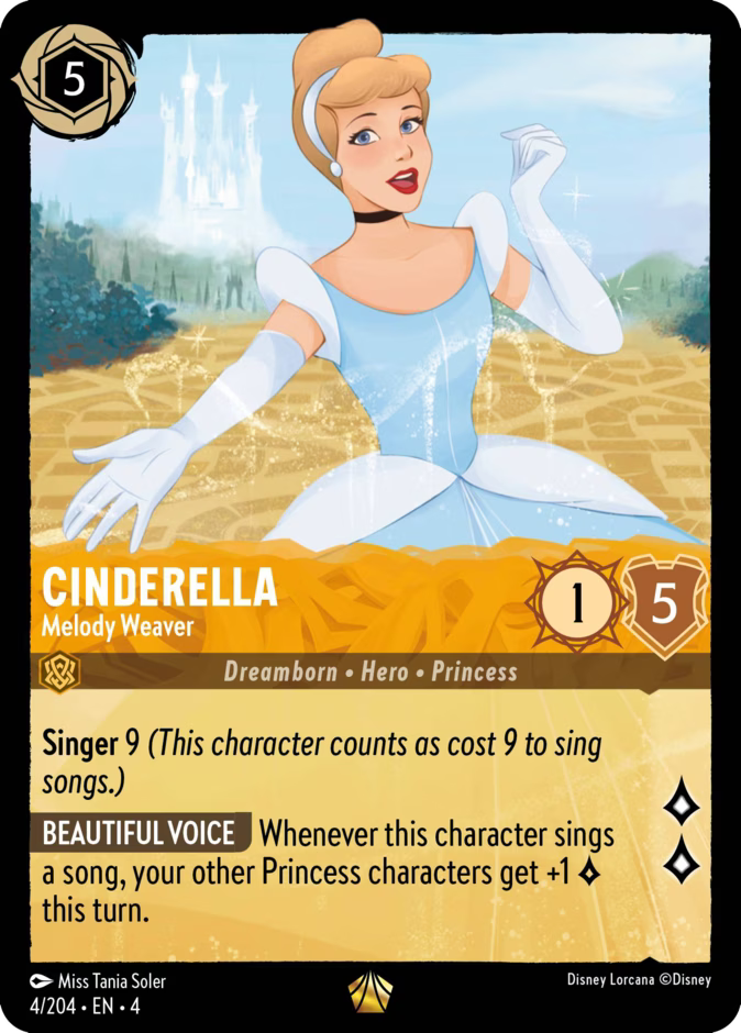 Cinderella - Melody Weaver | Ursula's Return #4 (Near Mint) | Disney Lorcana Single Australia (Near Mint)