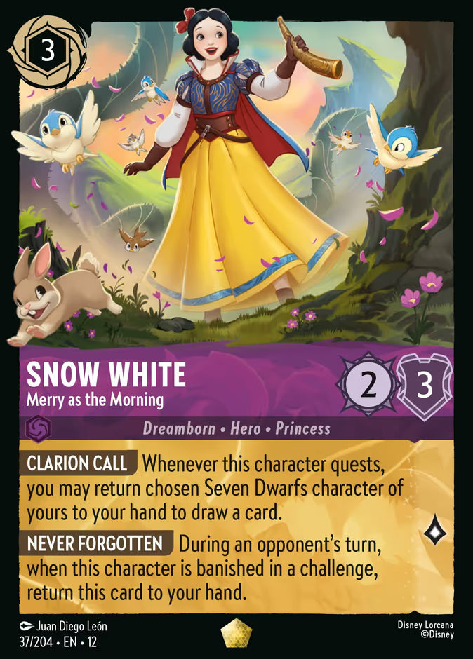Snow White - Merry as the Morning | Wilds Unknown #37 (Near Mint) | Disney Lorcana Single Australia (Near Mint)