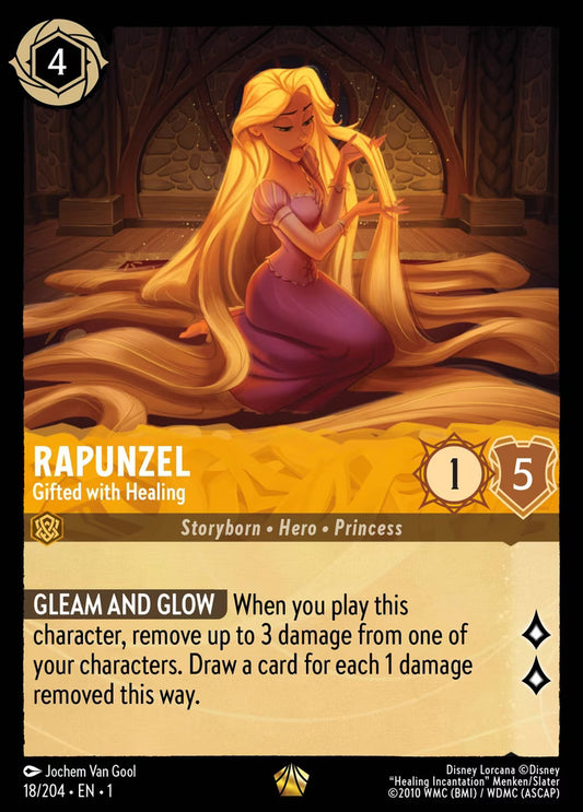 Rapunzel - Gifted with Healing | The First Chapter #18 (Near Mint Foil) | Disney Lorcana Single Australia (Near Mint)