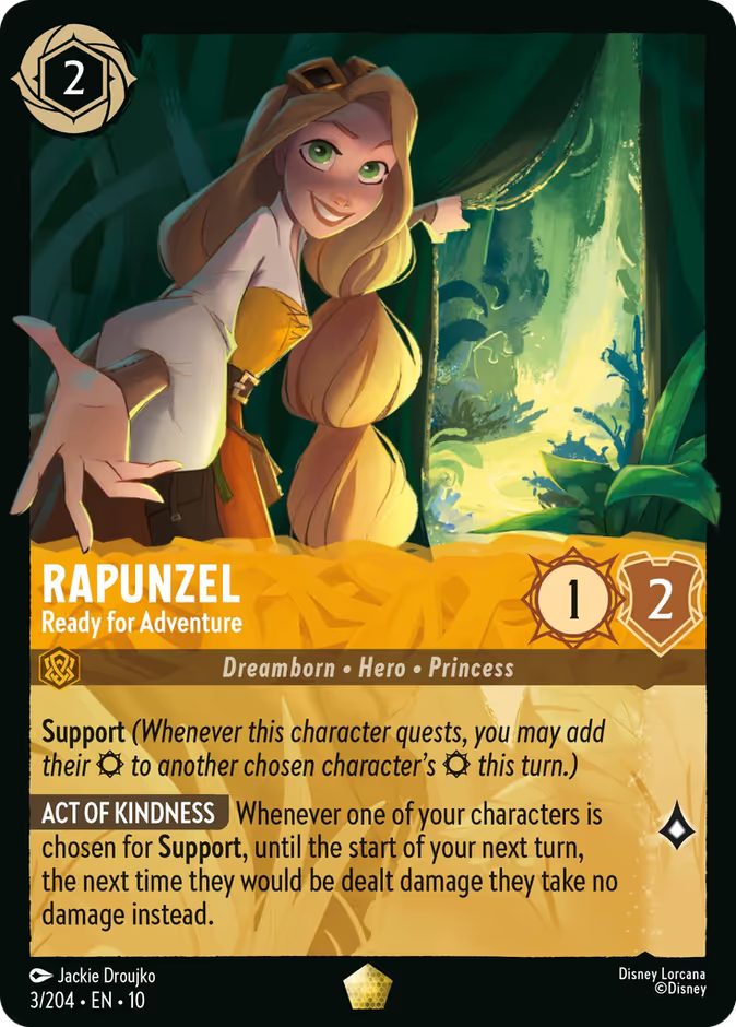 Rapunzel - Ready for Adventure | Whispers in the Well #3 (Near Mint Foil) | Disney Lorcana Single Australia (Near Mint)