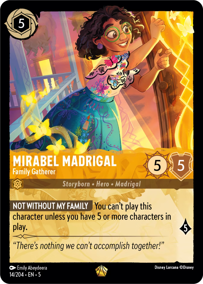 Mirabel Madrigal - Family Gatherer | Shimmering Skies #14 (Near Mint Foil) | Disney Lorcana Single Australia (Near Mint)