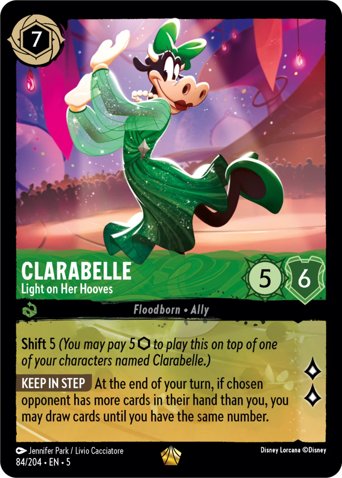 Clarabelle - Light on Her Hooves | Shimmering Skies #84 (Near Mint Foil) | Disney Lorcana Single Australia (Near Mint)