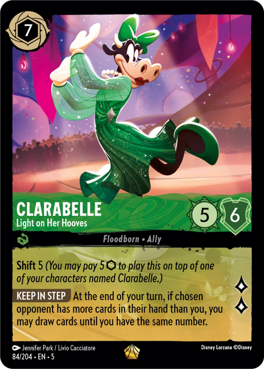 Clarabelle - Light on Her Hooves | Shimmering Skies #84 (Near Mint) | Disney Lorcana Single Australia (Near Mint)