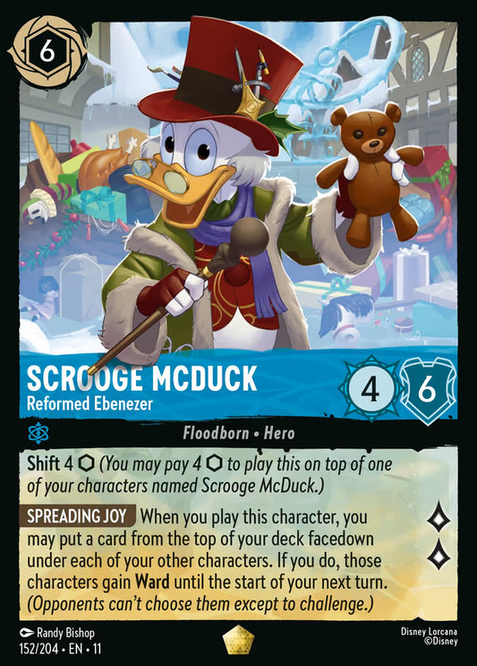 Scrooge McDuck - Reformed Ebenezer | Winterspell #152 (Near Mint) | Disney Lorcana Single Australia (Near Mint)