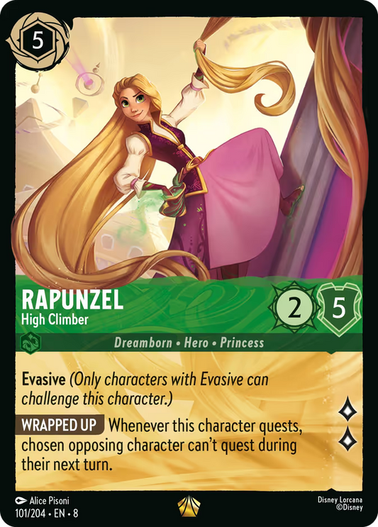 Rapunzel - High Climber | Reign of Jafar #101 (Near Mint Foil) | Disney Lorcana Single Australia (Near Mint)