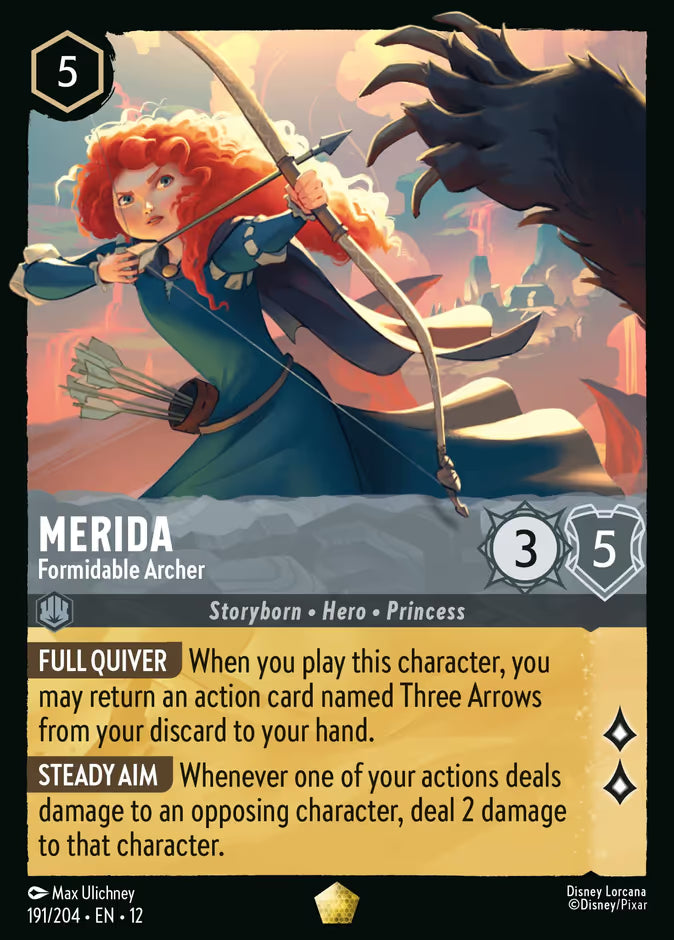 Merida - Formidable Archer | Wilds Unknown #191 (Near Mint) | Disney Lorcana Single Australia (Near Mint)
