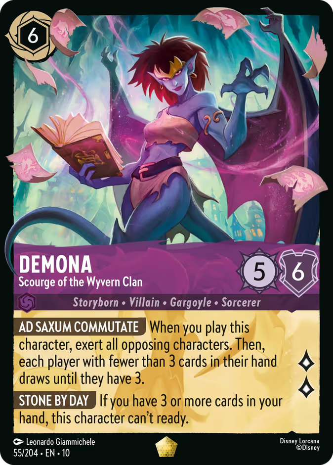 Demona - Scourge of the Wyvern Clan | Whispers in the Well #55 (Near Mint) | Disney Lorcana Single Australia (Near Mint)