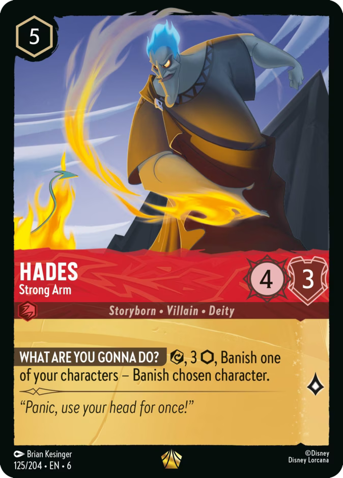 Hades - Strong Arm | Azurite Sea #125 (Near Mint) | Disney Lorcana Single Australia (Near Mint)