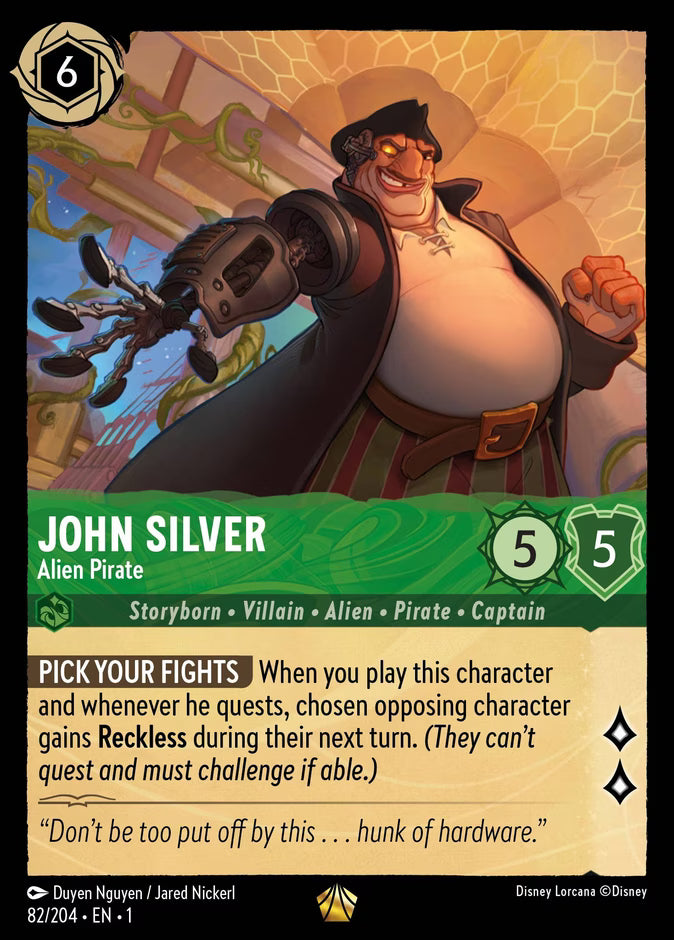 John Silver - Alien Pirate | The First Chapter #82 (Near Mint) | Disney Lorcana Single Australia (Near Mint)
