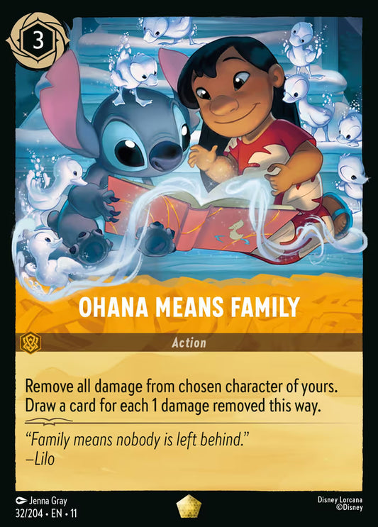 Ohana Means Family | Winterspell #32 (Near Mint) | Disney Lorcana Single Australia (Near Mint)