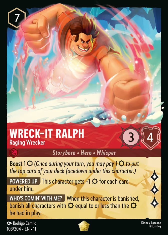 Wreck-it Ralph - Raging Wrecker | Winterspell #103 (Near Mint) | Disney Lorcana Single Australia (Near Mint)