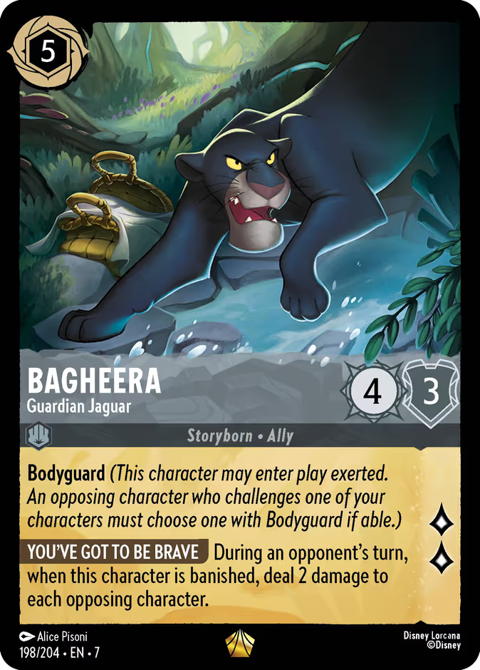 Bagheera - Guardian Jaguar | Archazia's Island #198 (Near Mint) | Disney Lorcana Single Australia (Near Mint)
