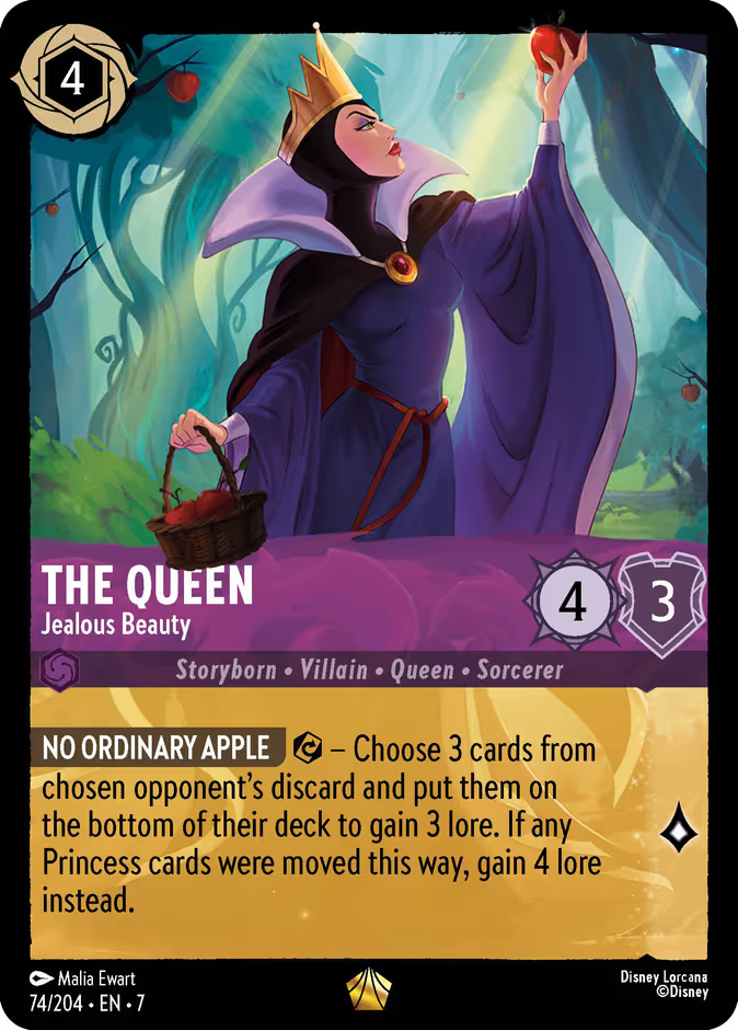 The Queen - Jealous Beauty | Archazia's Island #74 (Near Mint) | Disney Lorcana Single Australia (Near Mint)