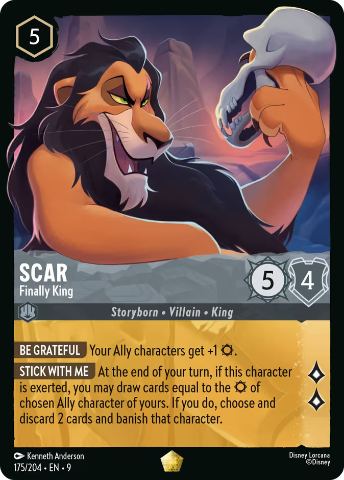 Scar - Finally King | Fabled #175 (Near Mint) | Disney Lorcana Single Australia (Near Mint)