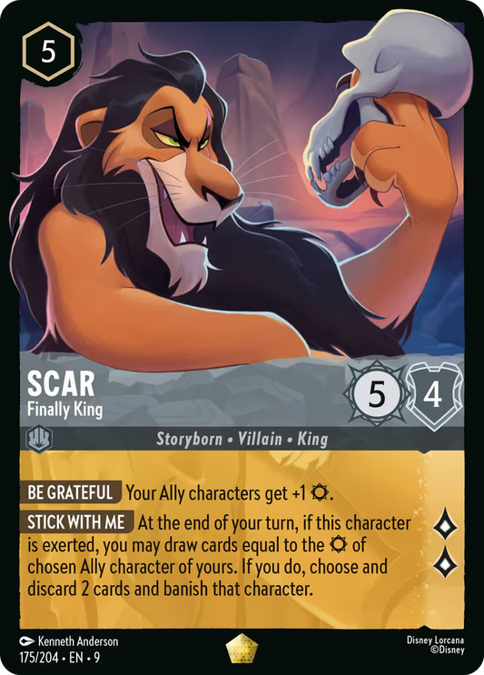 Scar - Finally King | Fabled #175 (Near Mint) | Disney Lorcana Single Australia (Near Mint)