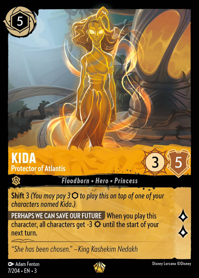 Kida - Protector of Atlantis | Into the Inklands #7 (Near Mint) | Disney Lorcana Single Australia (Near Mint)