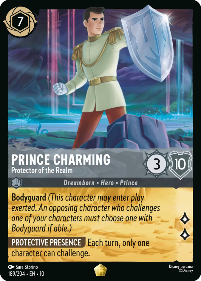 Prince Charming - Protector of the Realm | Whispers in the Well #189 (Near Mint Foil) | Disney Lorcana Single Australia (Near Mint)